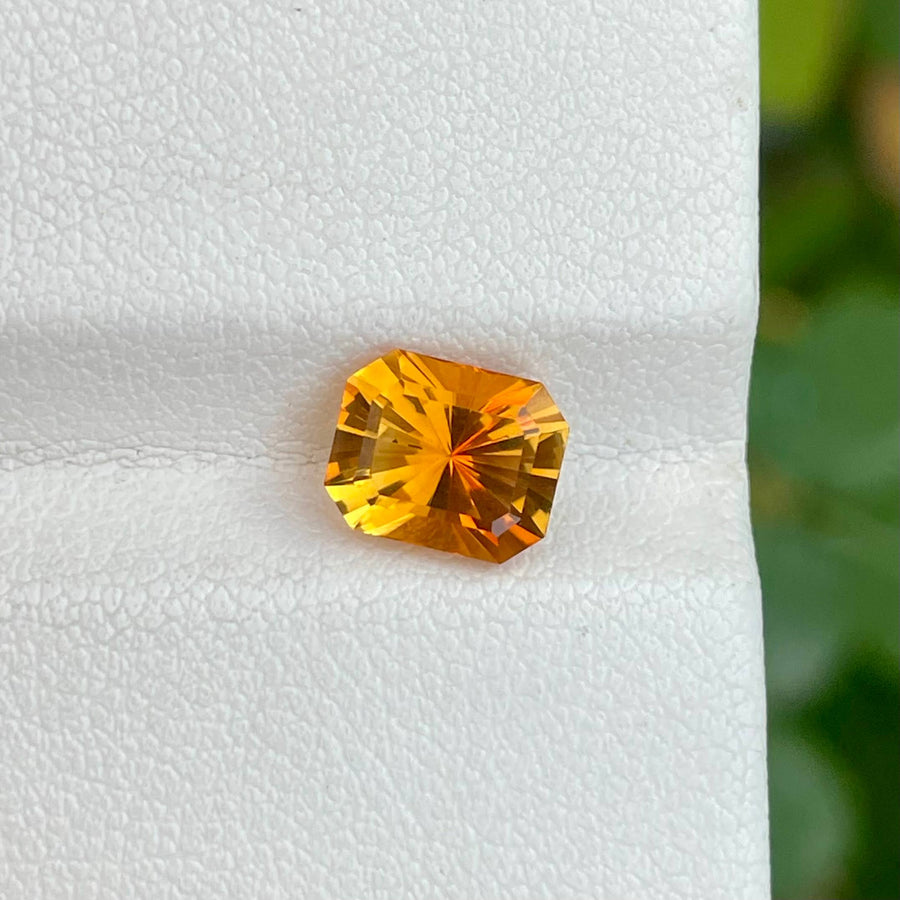 MantraMani® 1.70 Carat Citrine Precision Cut Natural Loose Gemstone