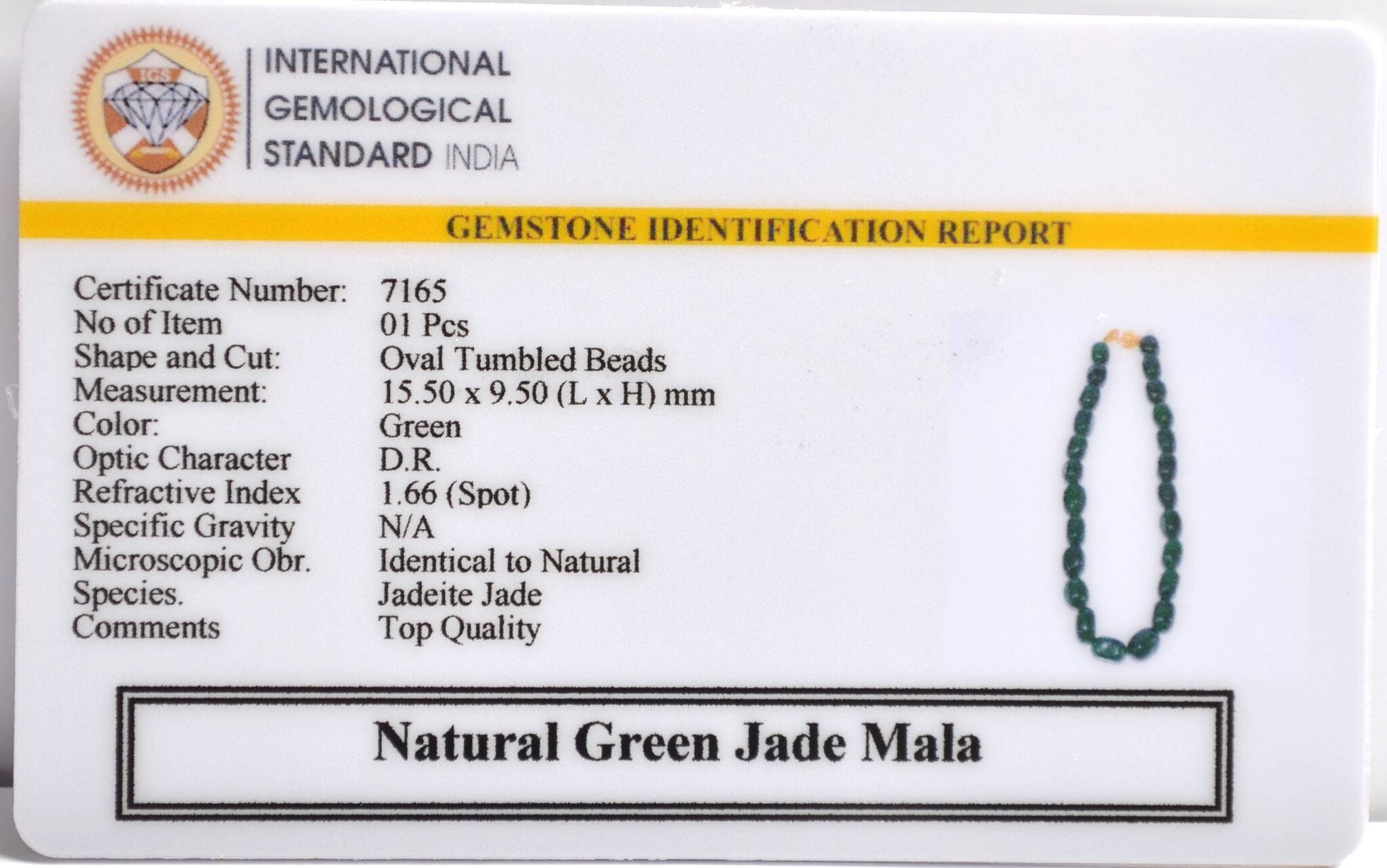 MantraMani® Green Jade Mala