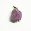 MantraMani® African Ruby Crystal Silver Pendant