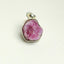 MantraMani® African Ruby Crystal Silver Pendant