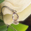 MantraMani® Amethyst Crystal Tear Drop Silver Pendant
