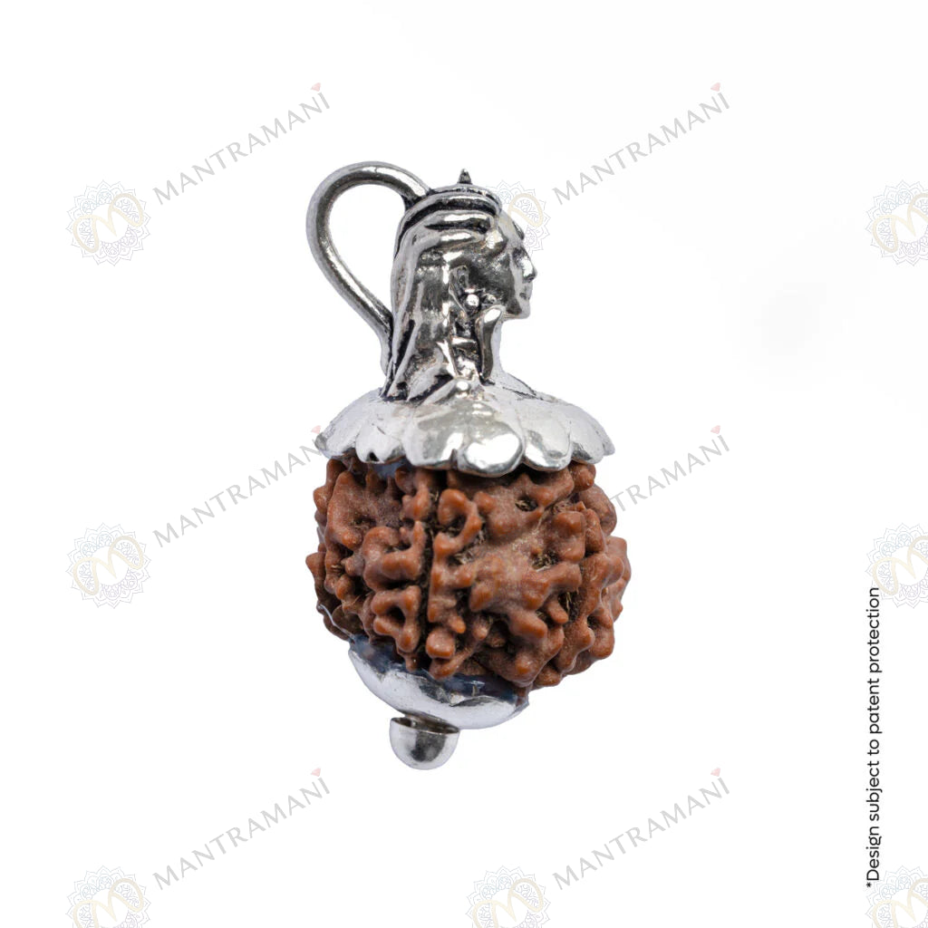 MantraMani® Adiyogi Shiv 7 Mukhi Rudraksha Pendant