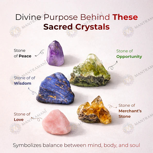 MantraMani® 7 Chakra Crystal Tree – Balance, Healing & Positive Energy