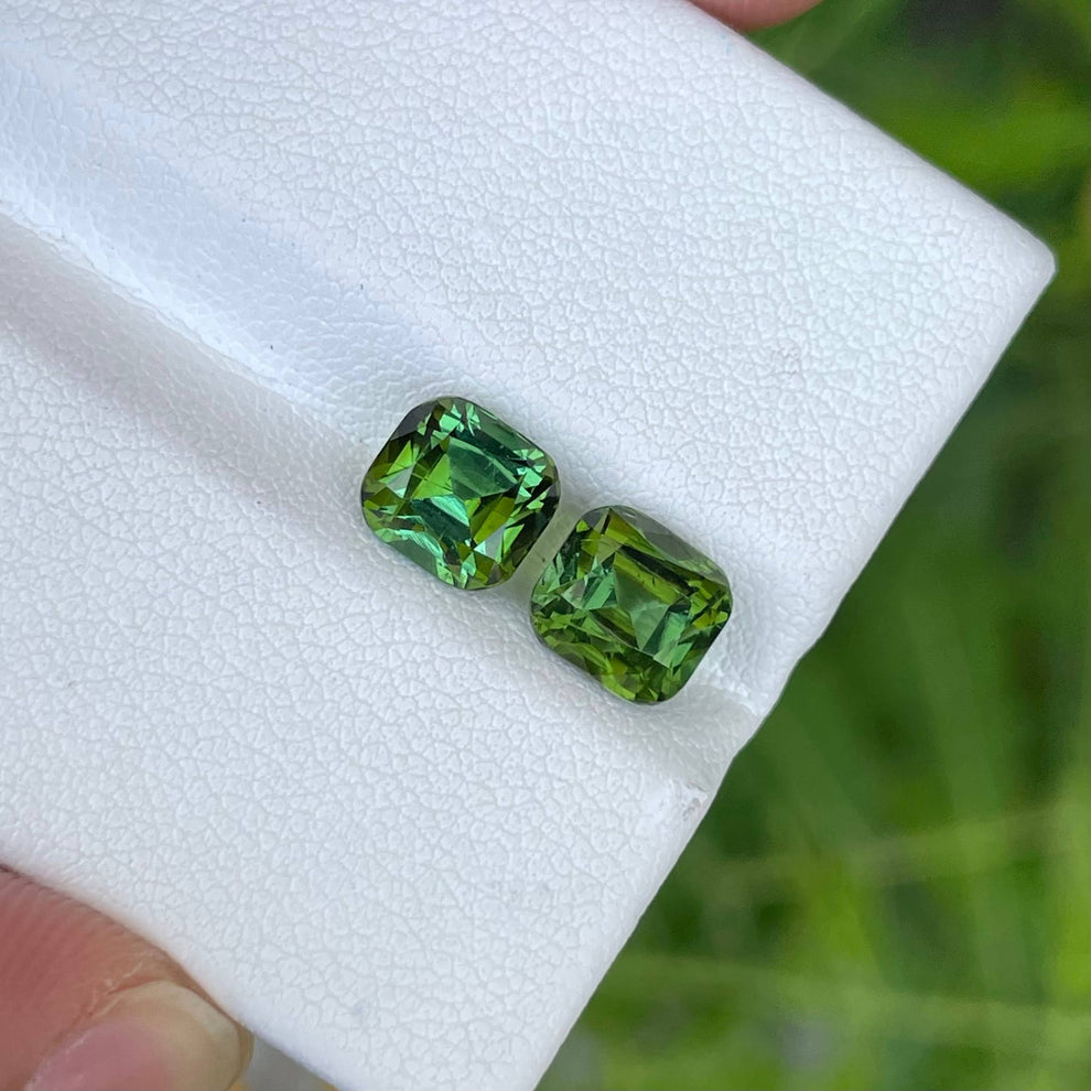 MantraMani Tourmaline Loose Gemstone – Authentic, Lab Certified | India - Angle 4
