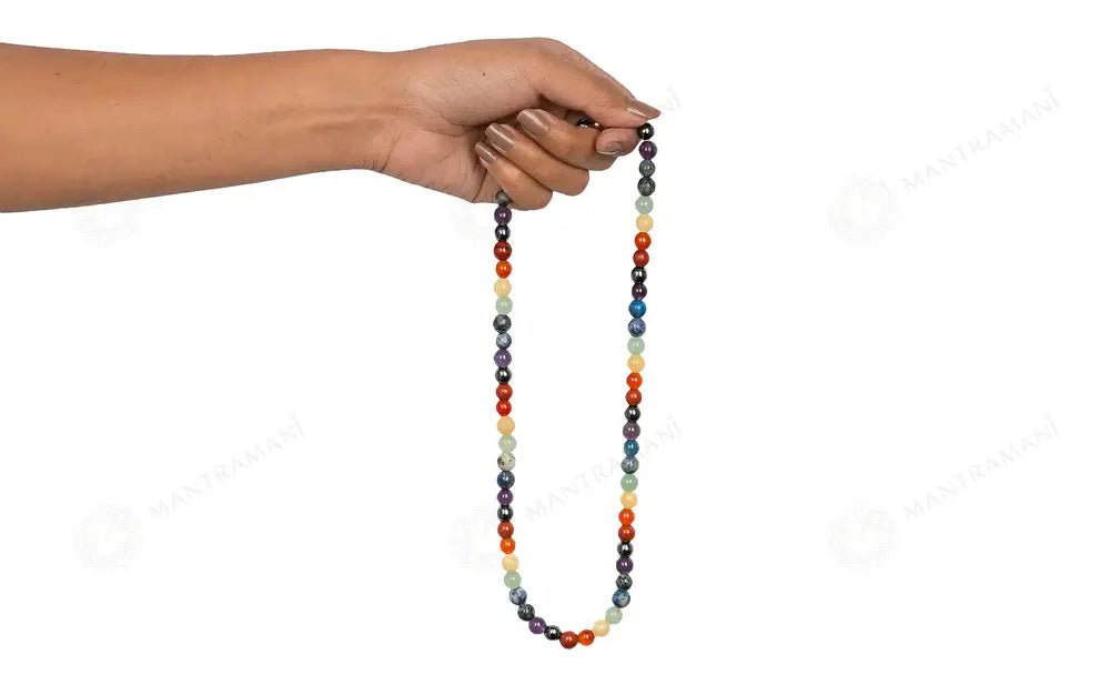 MantraMani® 7 Chakra Gemstone Mala