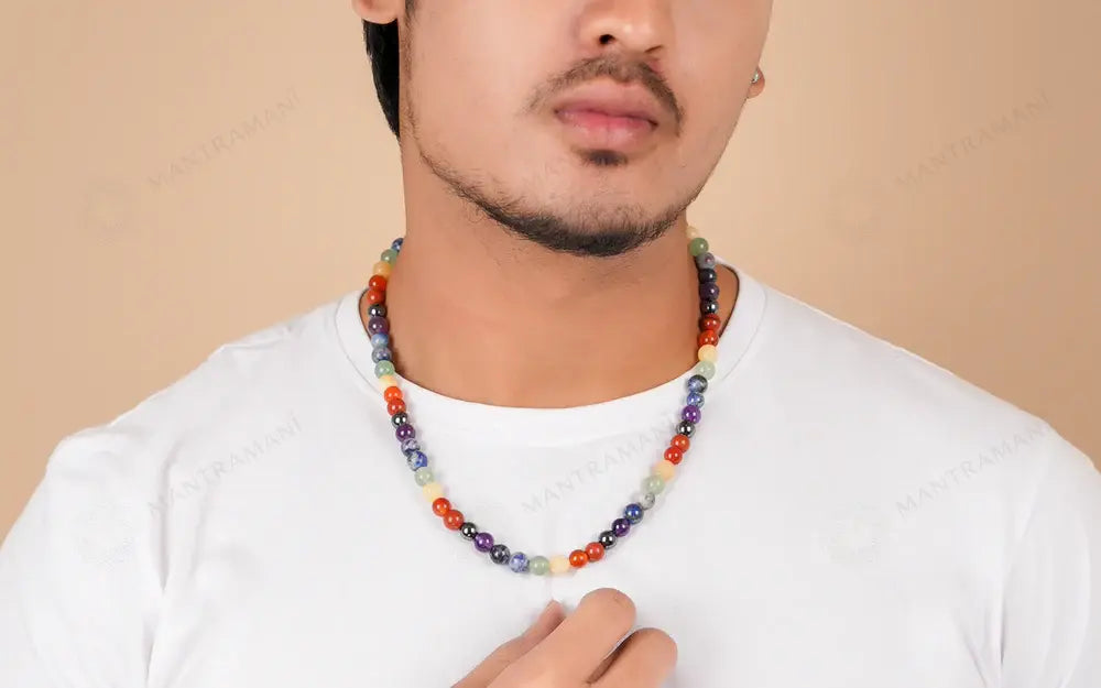 MantraMani® 7 Chakra Gemstone Mala