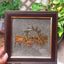 MantraMani® 7 Running Horses Frame & Raw Pyrite Stone | Success & Wealth Combo