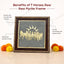 MantraMani® 7 Running Horses Frame & Raw Pyrite Stone | Success & Wealth Combo