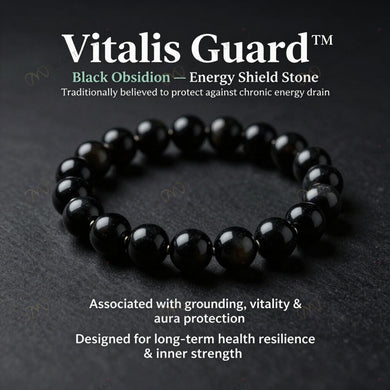 MantraMani® Vitalis Guard™ — Protective Health Bracelet for Chronic Issues & Energy Drain