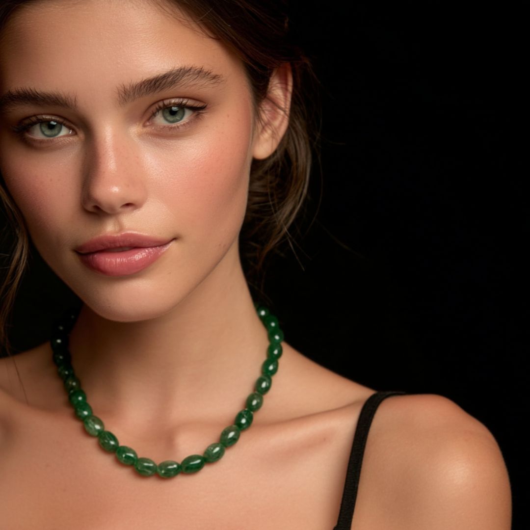 MantraMani® Green Jade Mala