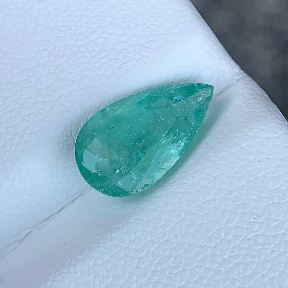MantraMani Tourmaline Loose Gemstone – Authentic, Lab Certified | India - Angle 3