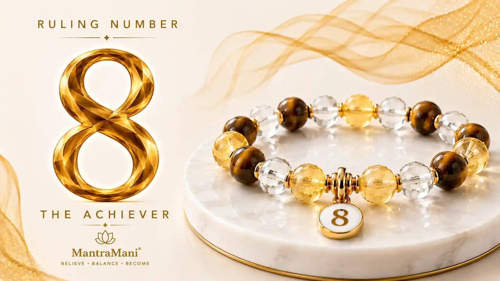 Ruling Number 8 — Gemstone Jewelry for Saturn Energy