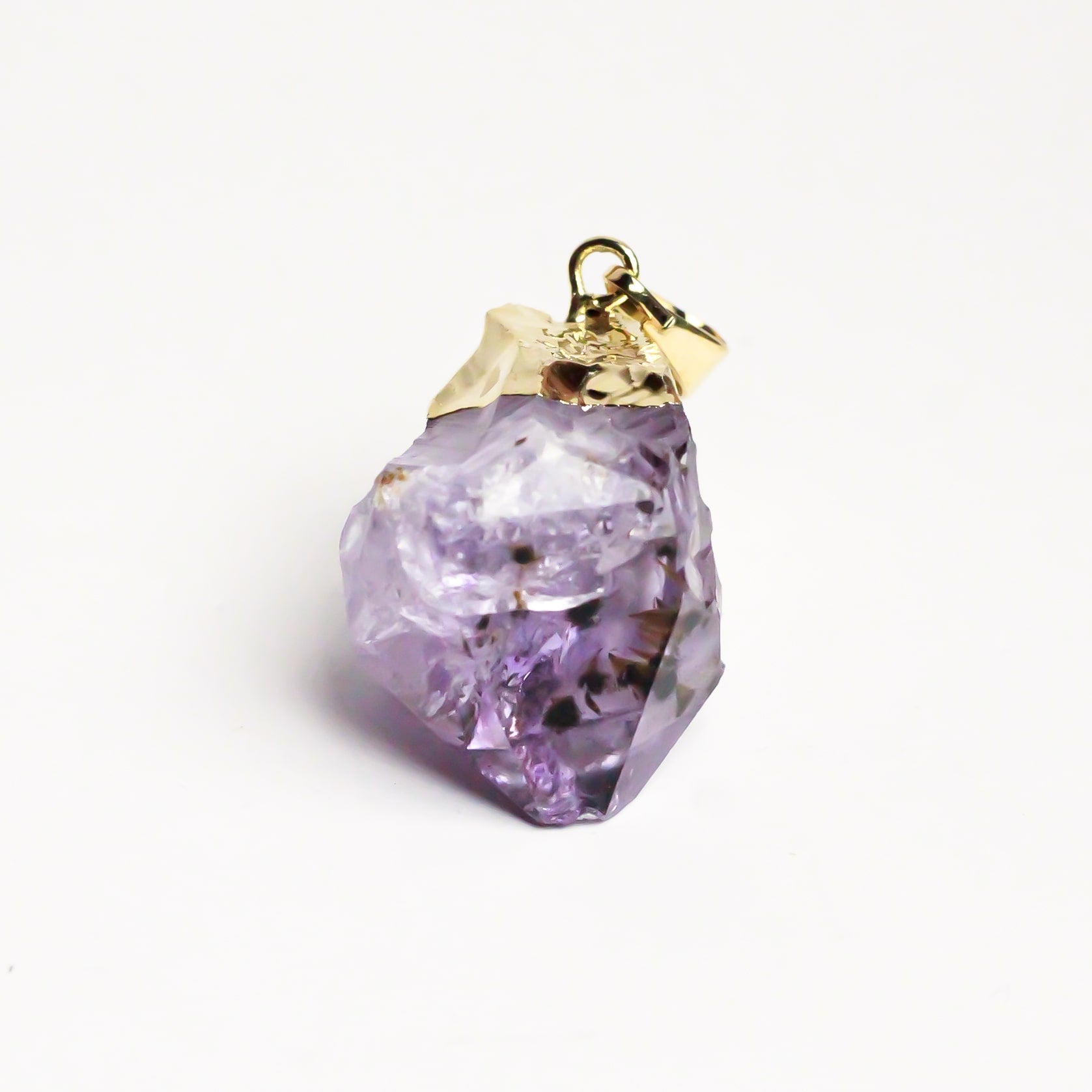 MantraMani Amethyst Crystal Pendant