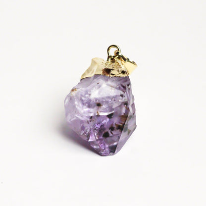 MantraMani Amethyst Crystal Pendant
