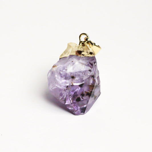 MantraMani Amethyst Crystal Pendant