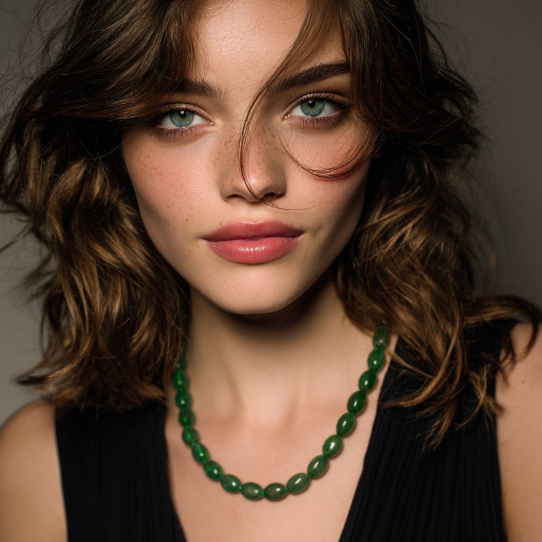 MantraMani® Green Jade Mala