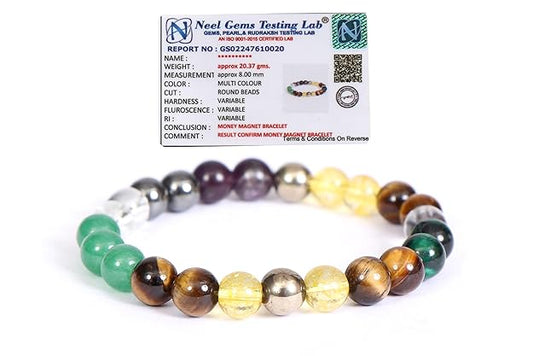 Amethyst Crystal Healing Natural Gemstone Bracelet For Men & Women