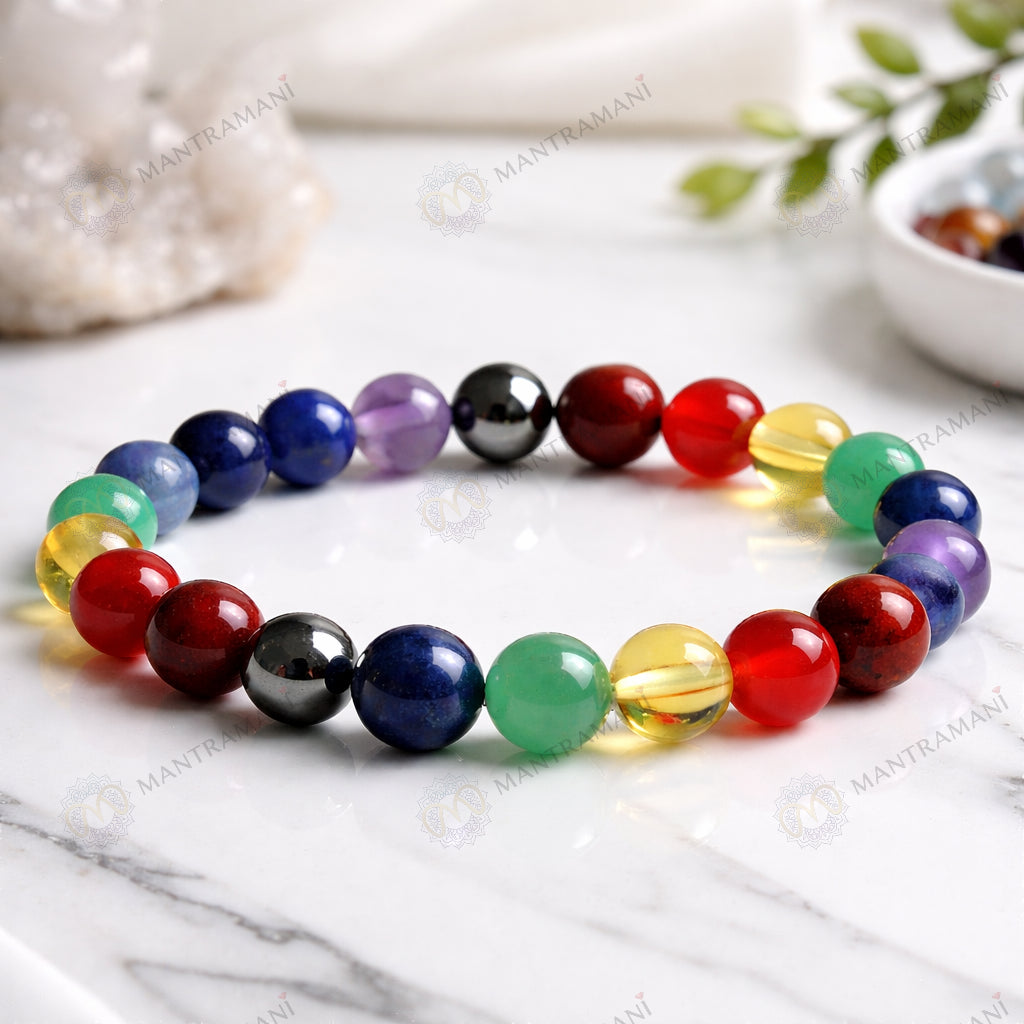 MantraMani® BioMarker PRO™ Wellness Bracelet | India’s 1st Mineral-Skin Contact & Sunlight-Activated Energy Bracelet for Stress, Focus & Daily Health Support