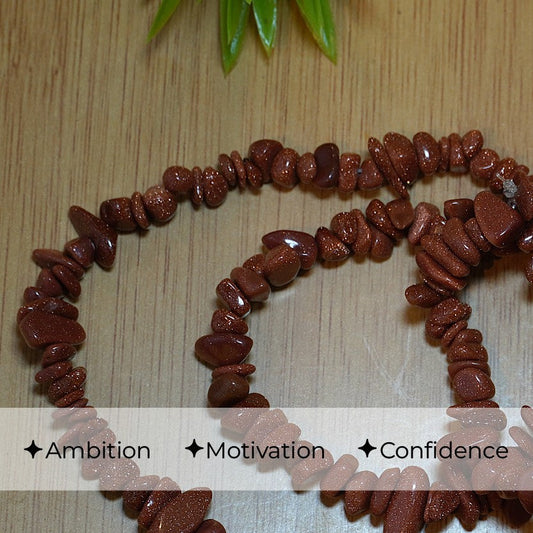 MantraMani® Brown Sunsitara Chips Mala