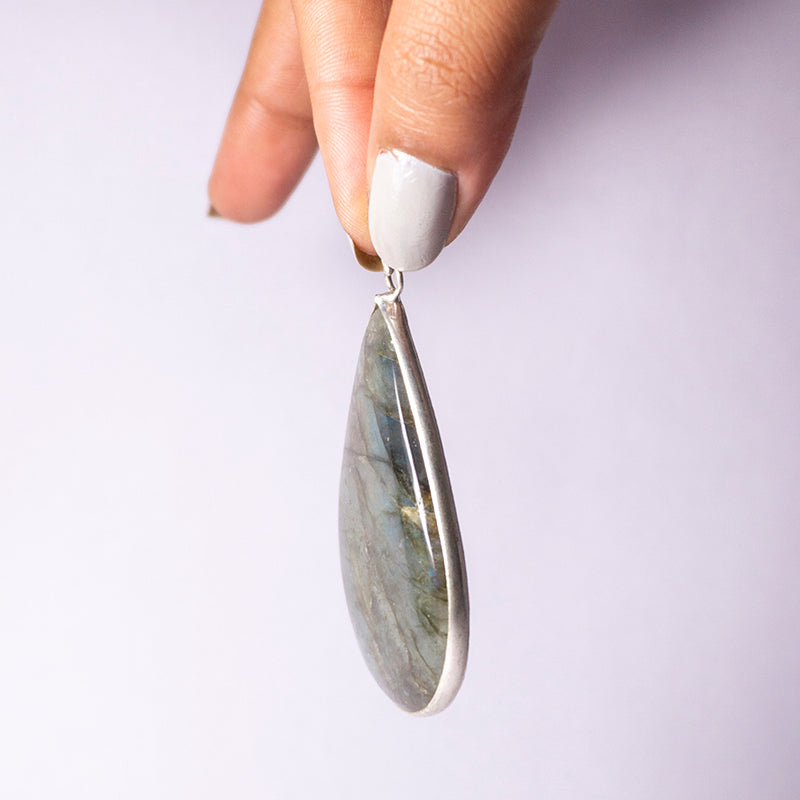 MantraMani® Labradorite Crystal Fancy Pendant