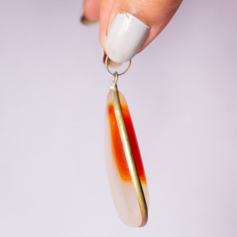 MantraMani® Carnelian Crystal Pendant