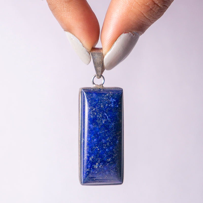 MantraMani Lapis Lazuli Crystal Fancy Pendant