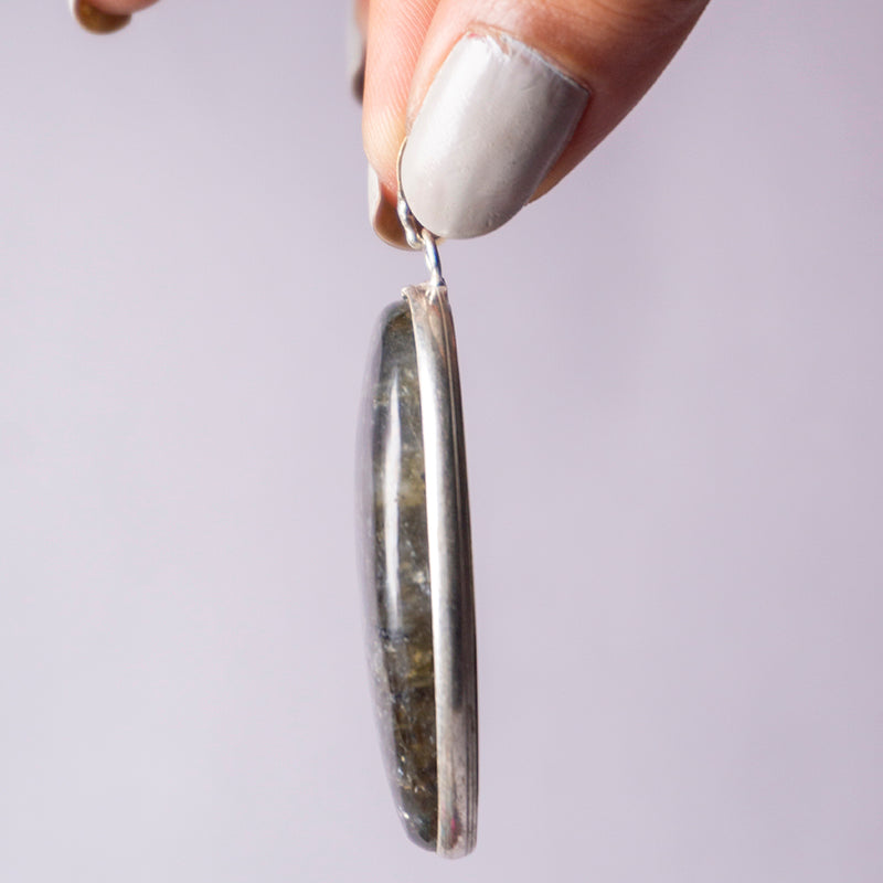 MantraMani® Labradorite Crystal Fancy Pendant