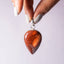 MantraMani® Red Tiger's Eye Crystal Tear Drop Pendant