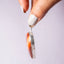 MantraMani® Red Tiger's Eye Crystal Tear Drop Pendant