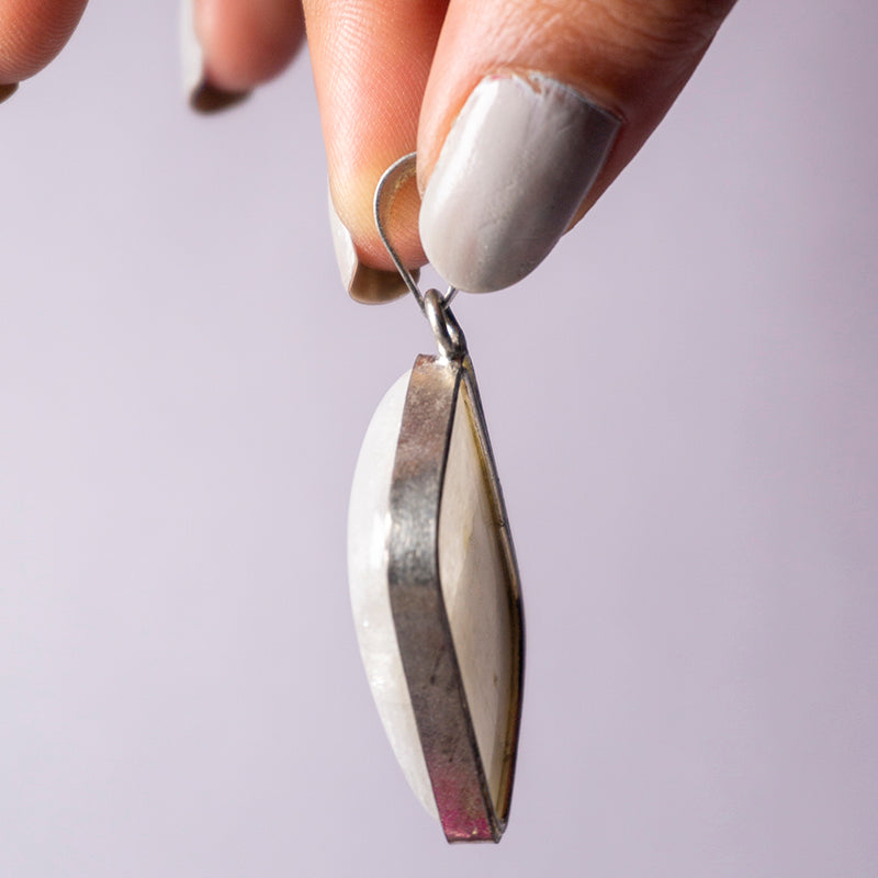 MantraMani® Moonstone Crystal Pendant