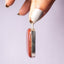 MantraMani® Red Tiger's Eye Crystal Square Pendant