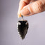 MantraMani® Black Obsidian Crystal Arrowhead Pendant