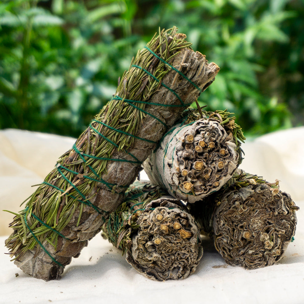 MantraMani ROSEMARY & SAGE Smudge Stick