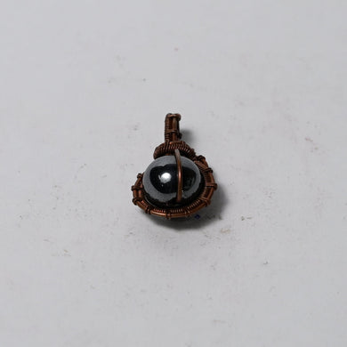 MantraMani® Hematite Crystal Vintage Pendant