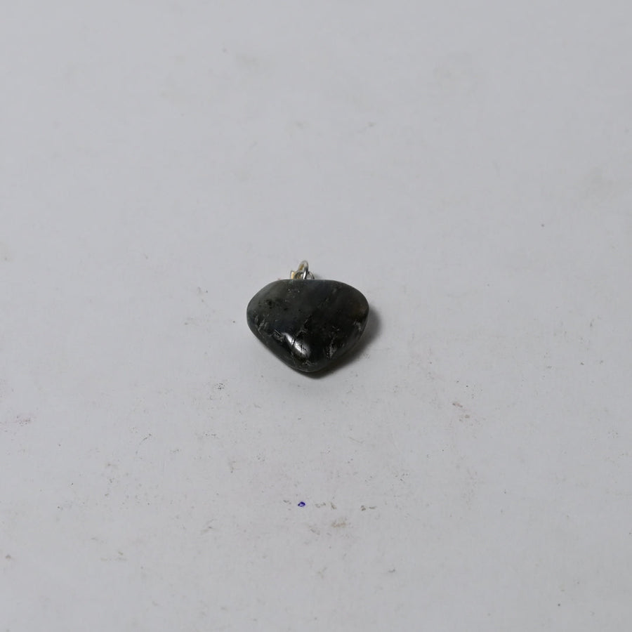 MantraMani® Labradorite Crystal Mini Heart Pendant
