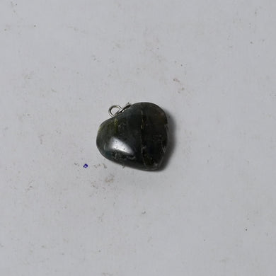 MantraMani® Labradorite Crystal Mini Heart Pendant