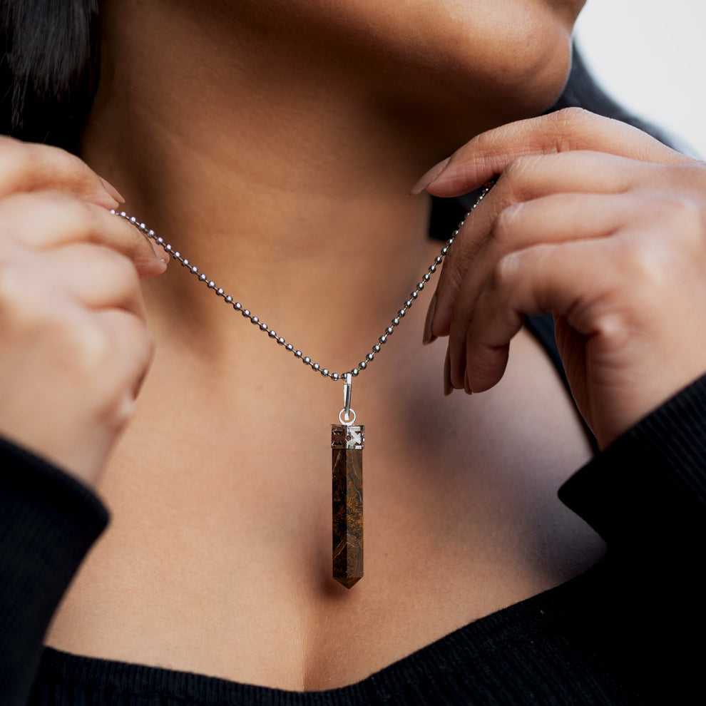 MantraMani® Tiger Eye Pendant