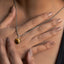 MantraMani® Tiger Eye Heart Pendant