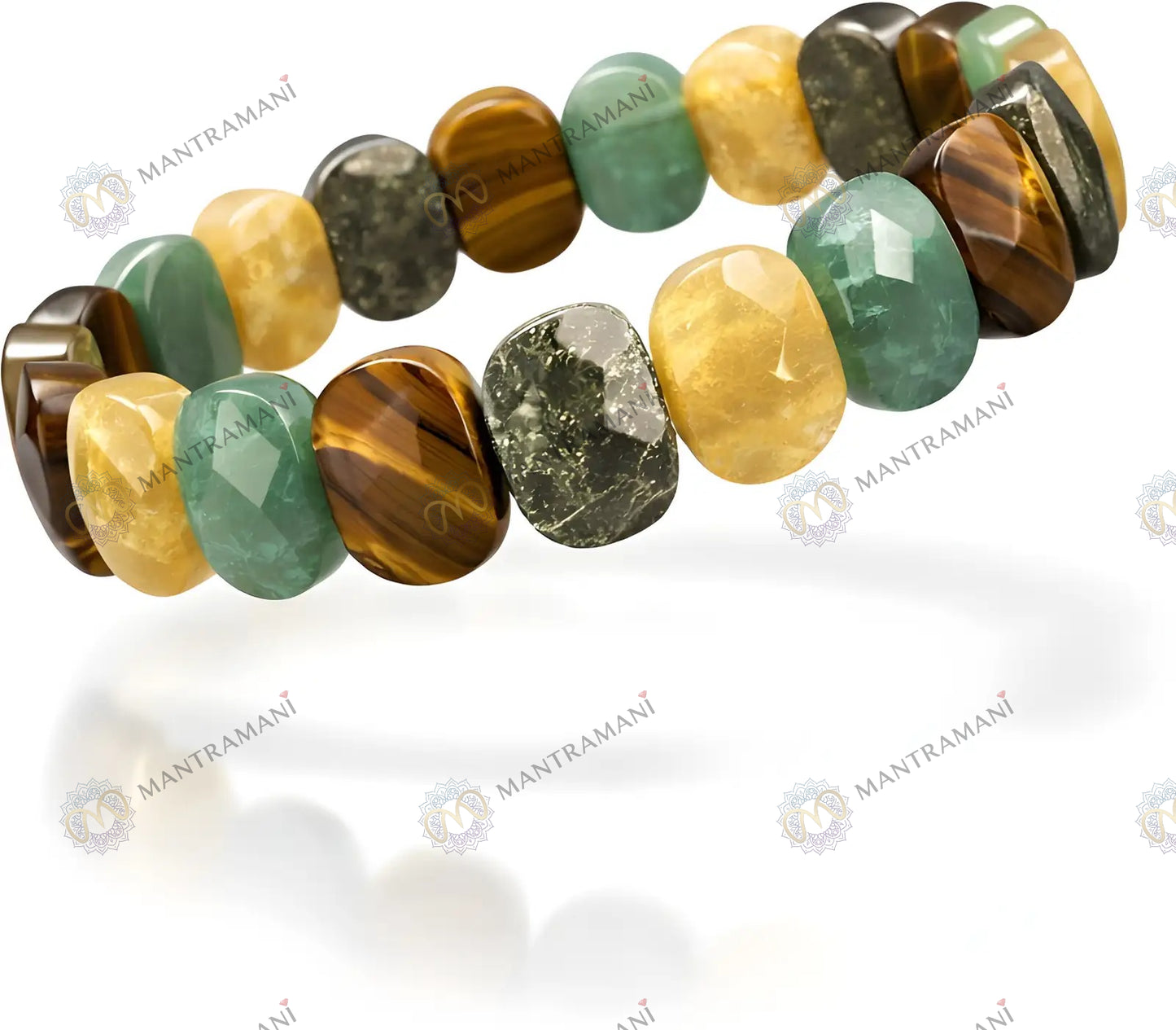 MantraMani® Dhan Vriddhi™ – Money Magnet Bracelet - Attract Wealth • Removes Financial/Money Blockage • Unlock Opportunities • Align With Prosperity Energy