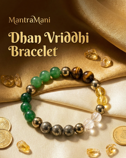 Dhan Vriddhi™ – Money Magnet Bracelet - Attract Wealth • Removes Financial/Money Blockage • Unlock Opportunities • Align With Prosperity Energy