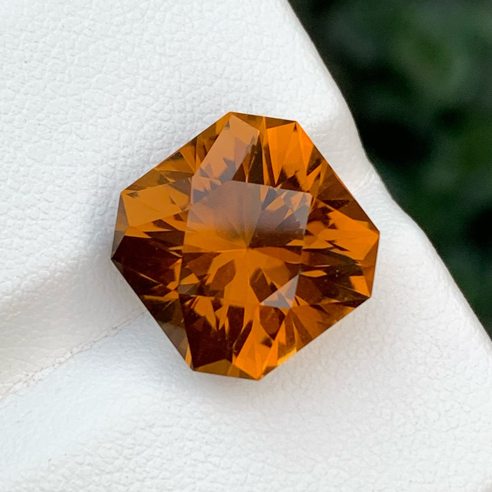 MantraMani Citrine Loose Gemstone – Authentic, Lab Certified | India - Angle 5