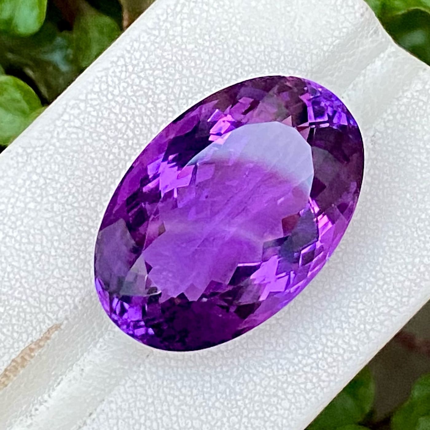 MantraMani Amethyst Loose Gemstone – Authentic, Lab Certified | India