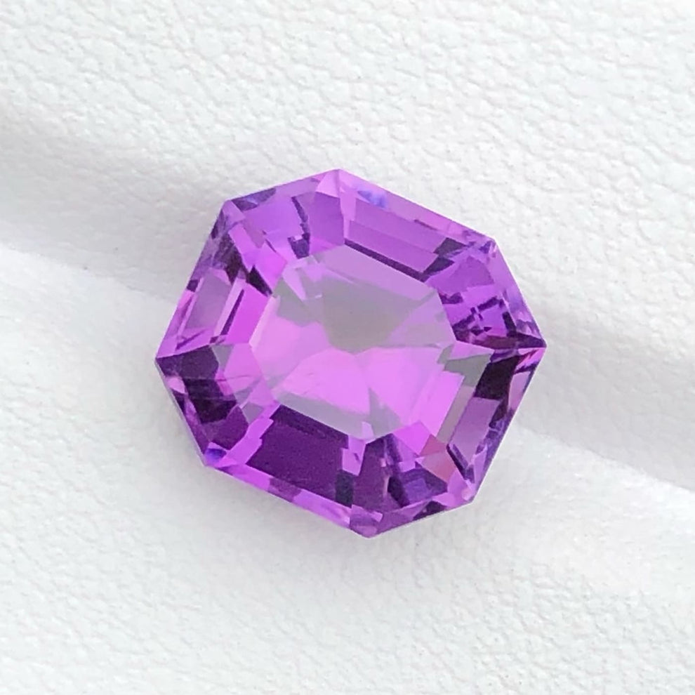 MantraMani Amethyst Loose Gemstone – Authentic, Lab Certified | India