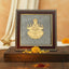 MantraMani® Goddess of Wealth & Fortune Gajalakshmi Raw Pyrite Frame
