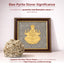 MantraMani® Goddess of Wealth & Fortune Gajalakshmi Raw Pyrite Frame
