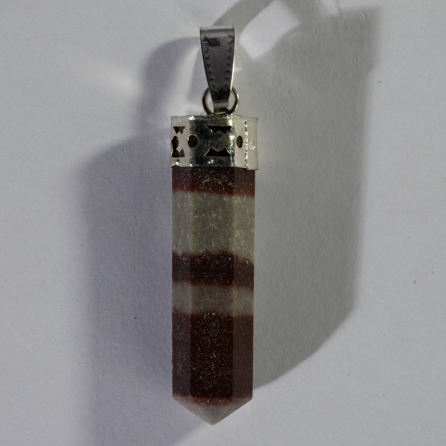 MantraMani® Narmada Crystal Point Pendant