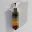 Seven Chakra Crystal Point Pendant | Natural Chakra Healing Pendant for Balance, Meditation & Spiritual Wellness