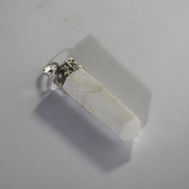 MantraMani® Scolecite Crystal Point Pendant