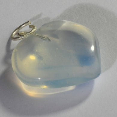 MantraMani® Opalite Crystal Mini Heart Pendant
