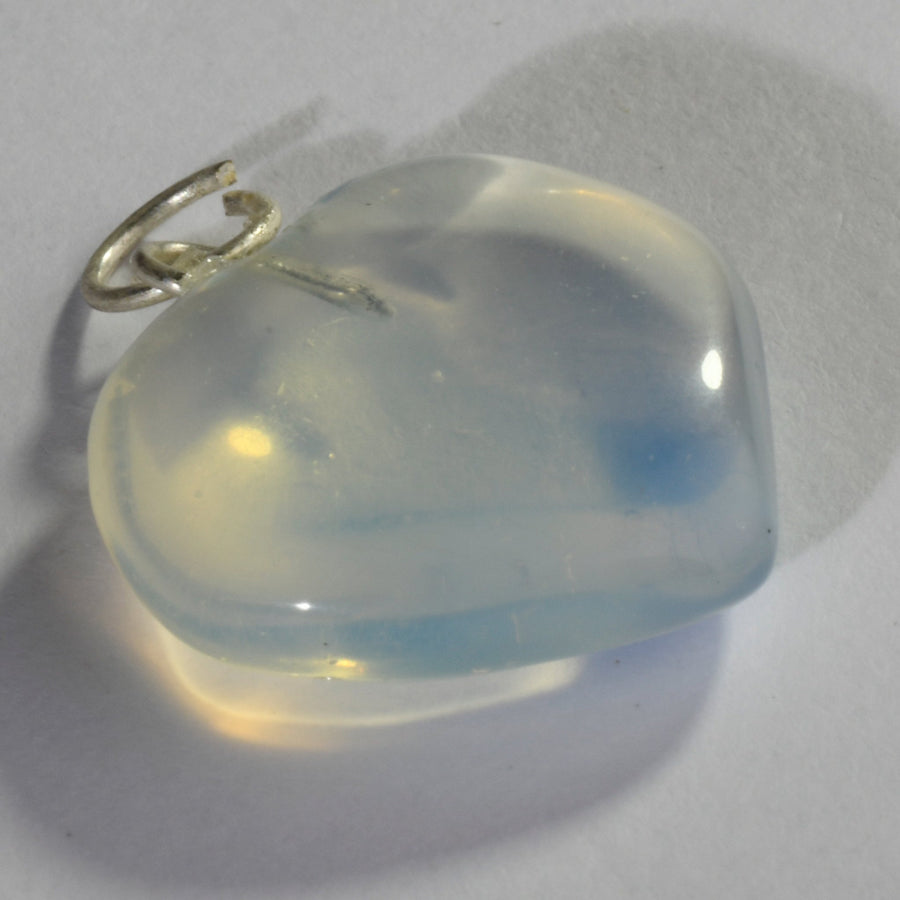 MantraMani® Opalite Crystal Mini Heart Pendant